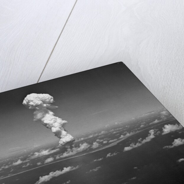 Atomic Bomb Mushroom Over Bikini Isle by Anonymous