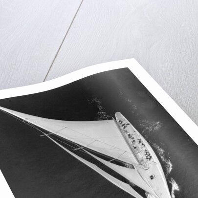 Harold Vanderbilt's Yacht Sailing by Anonymous