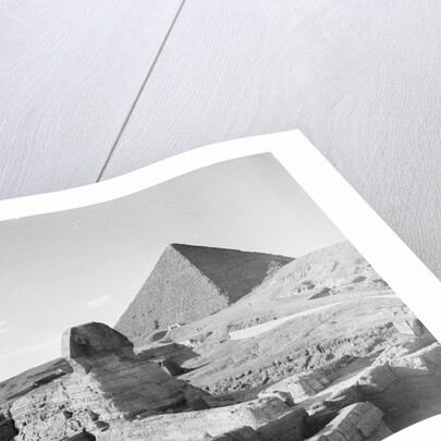 The Sphinx and Pyramid by Anonymous