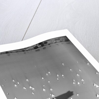 Blimp Shadow Over Regatta by Anonymous