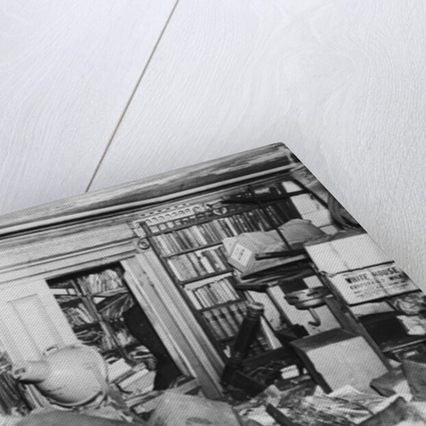 View of Junk Filled Room in Collyer Mansion by Anonymous