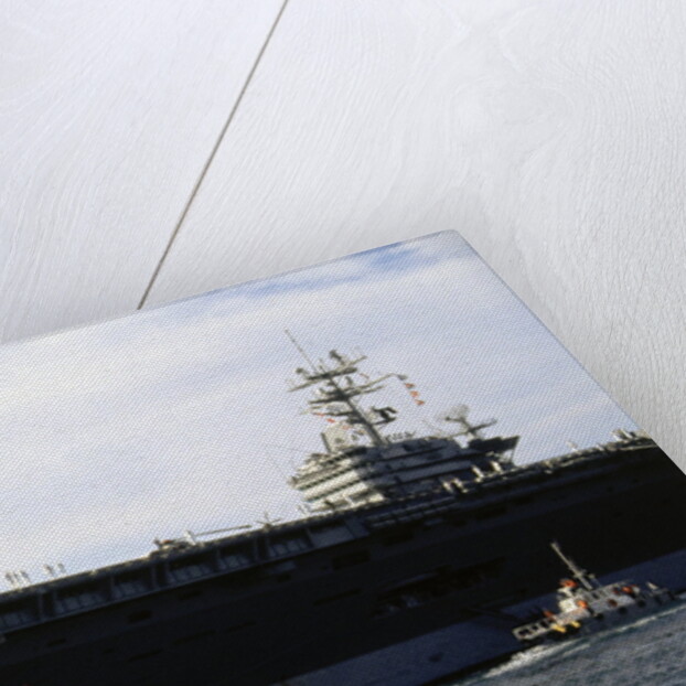 Ship and Boats with Flag Carriers Against the Nuclear Vessel by Anonymous