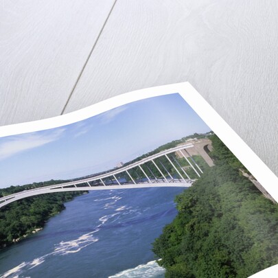Aerial View of Peace Bridge Site by Anonymous