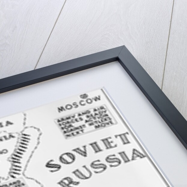 Map of Europe Shortly Before German Invasion of Poland by Anonymous