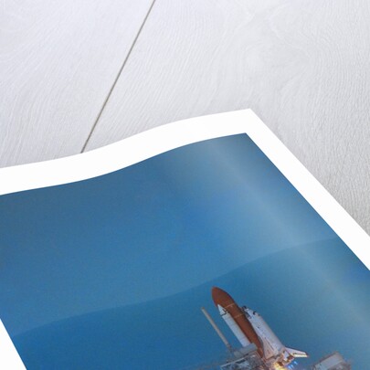 Space Shuttle Challenger Lifting Off by Anonymous