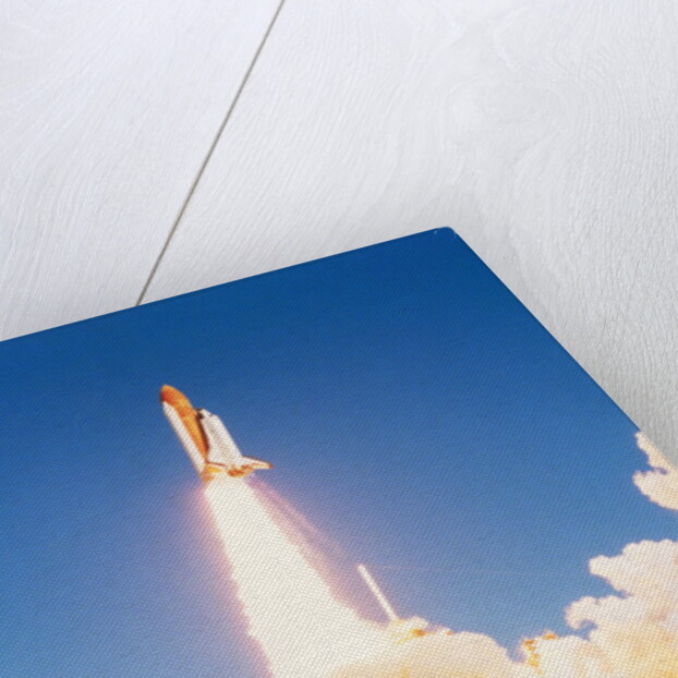 Challenger Space Shuttle Lifting Off by Anonymous
