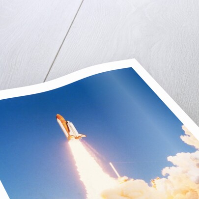 Challenger Space Shuttle Lifting Off by Anonymous