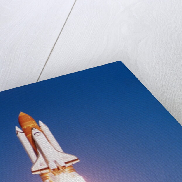 Challenger Space Shuttle Lifting Off by Anonymous