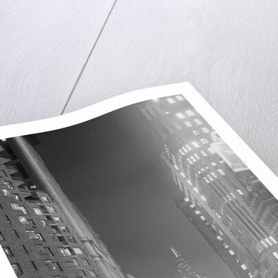 Columbus Circle Toward Empire State Building by Anonymous