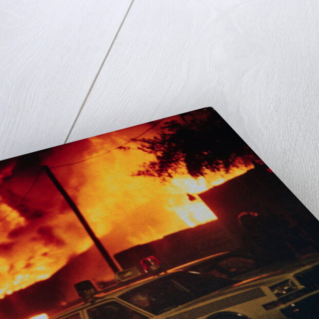 Burning Buildings with Police on the Scene by Anonymous