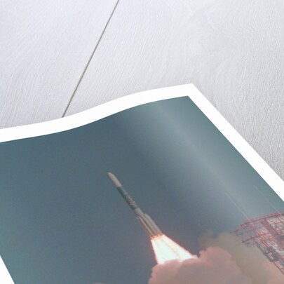 Air Force Delta Rocket Shooting Into Orbit by Anonymous