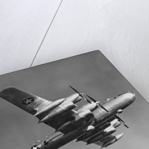 Boeing B-50D Superfortress in Air by Anonymous