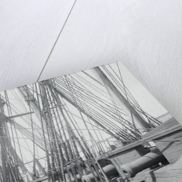 USSConstitution Displaying Its Rigging by Anonymous
