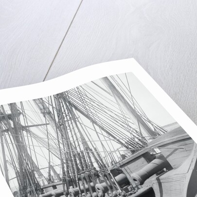USSConstitution Displaying Its Rigging by Anonymous