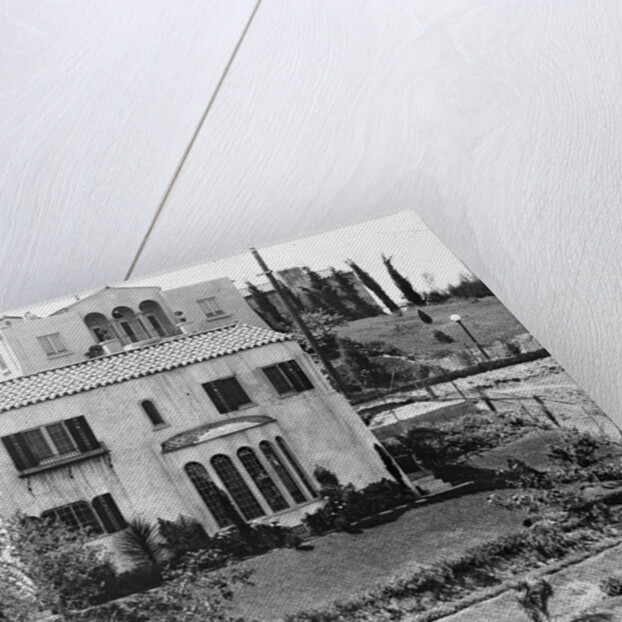 Hollywood Home of Rudolph Valentino by Anonymous