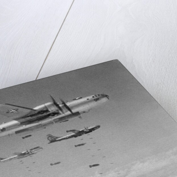 Military Airplanes in Flight by Anonymous