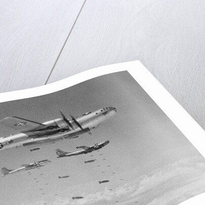 Military Airplanes in Flight by Anonymous
