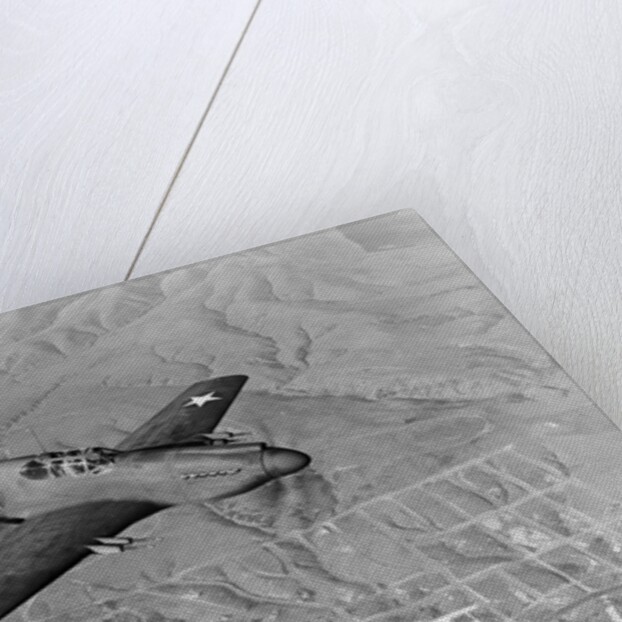 Military Airplane in Flight by Anonymous