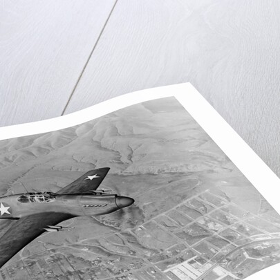 Military Airplane in Flight by Anonymous