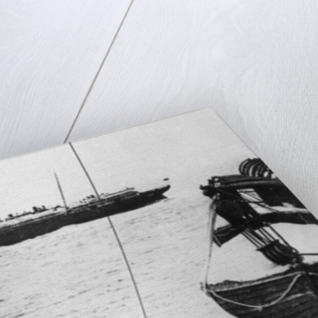 Large Liner Lusitania Leaving in Waters by Anonymous