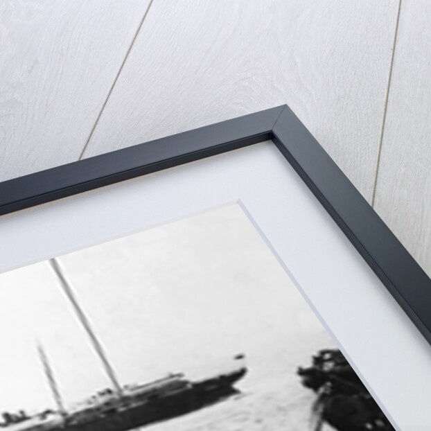 Large Liner Lusitania Leaving in Waters by Anonymous