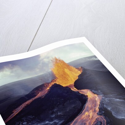 Kilauea Volcano Erupting by Anonymous