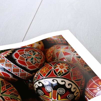 Basket of Ukrainian Easter Eggs by Anonymous