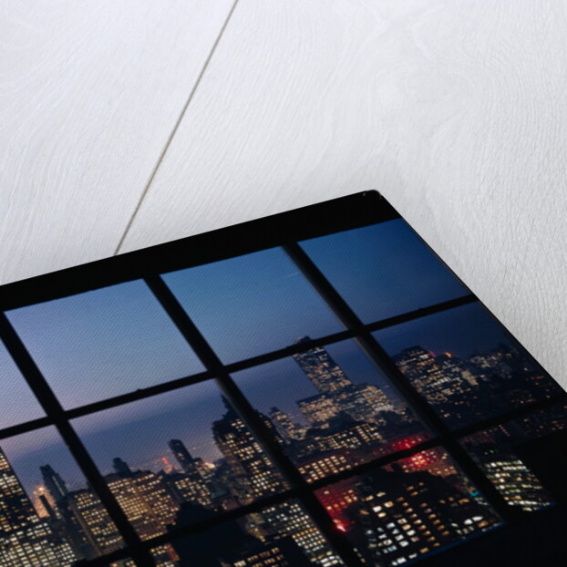 New York City View at Night by Anonymous