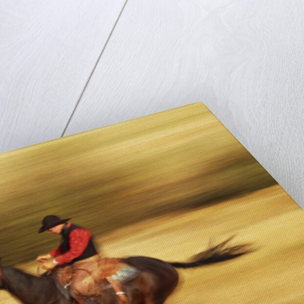 Cowboy on Galloping Horse by Anonymous