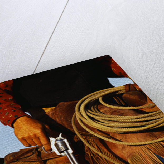 Close-up of Cowboy Holding Gun by Anonymous