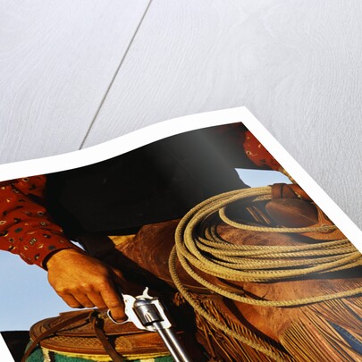 Close-up of Cowboy Holding Gun by Anonymous