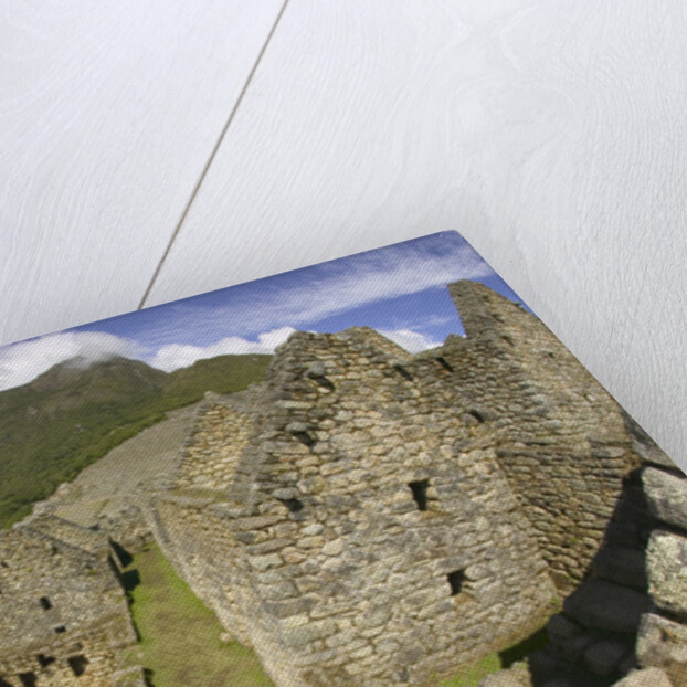 House Ruins at Machu Picchu by Anonymous