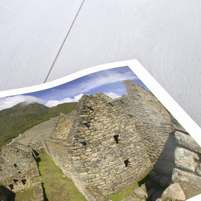 House Ruins at Machu Picchu by Anonymous