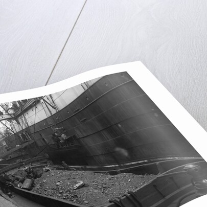 Loading Coal Onto Ships by Anonymous