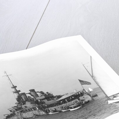 Battleship USS Oregon by Anonymous