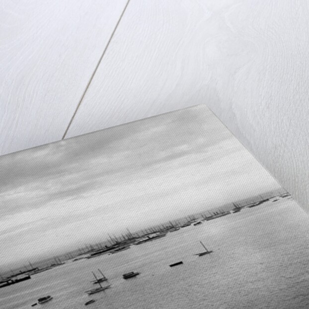 Sailboats Moored in Glen Cove by Anonymous