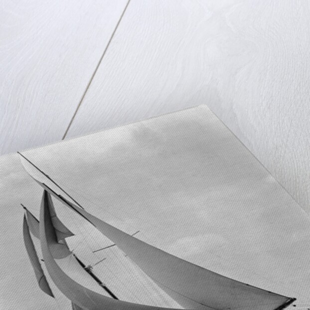 The Schooner Half Moon at Sail by Anonymous