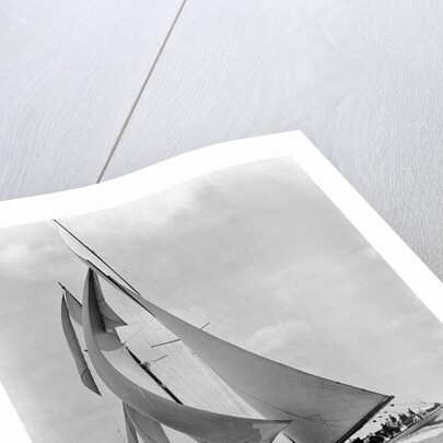 The Schooner Half Moon at Sail by Anonymous