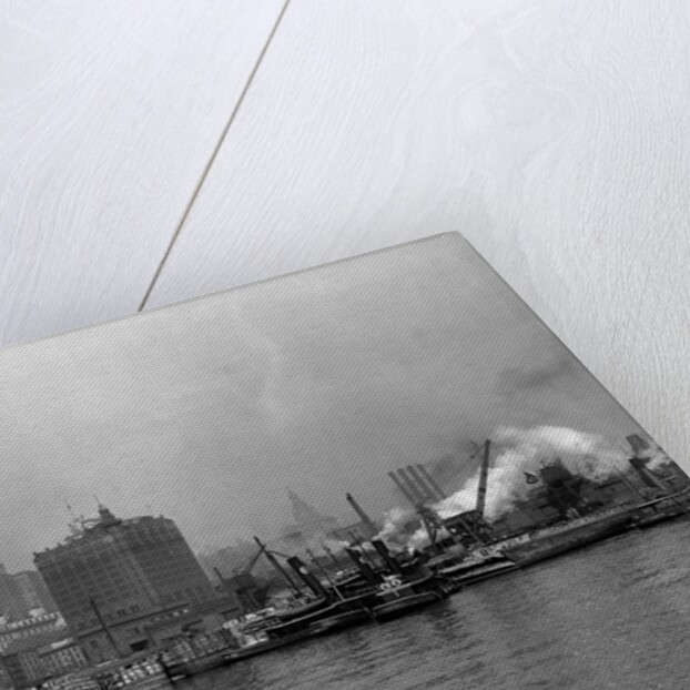 Tugboats in the New York Harbor by Anonymous