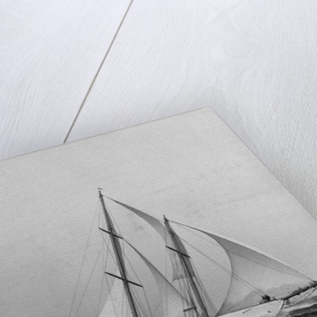 Sailboat in Large Waves by Anonymous