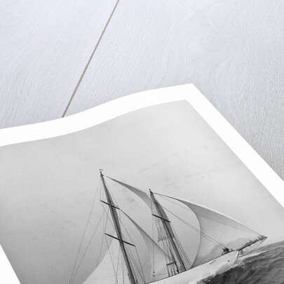 Sailboat in Large Waves by Anonymous