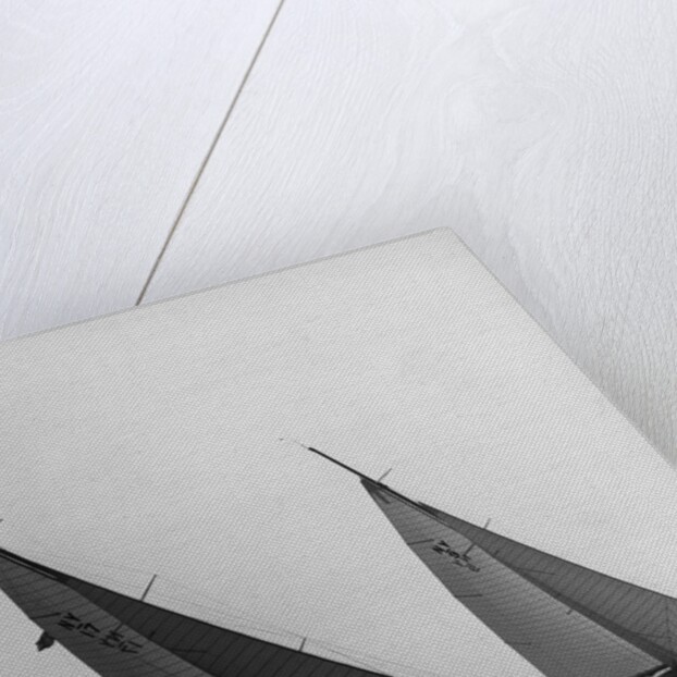 Sailboats Leaning in the Wind by Anonymous