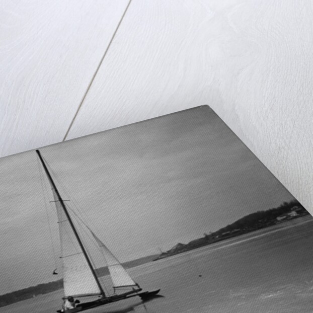 Ice Yachting on a Frozen Lake by Anonymous