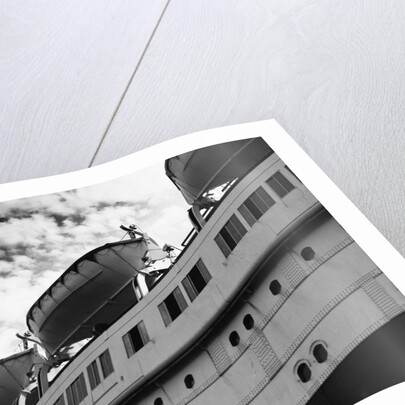 Lifeboats on a Passenger Ship by Anonymous