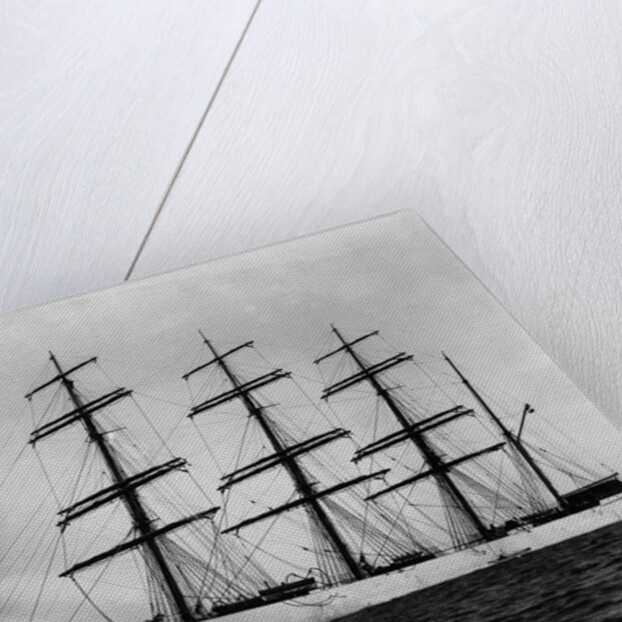 Merchant Ship with Four Masts by Anonymous