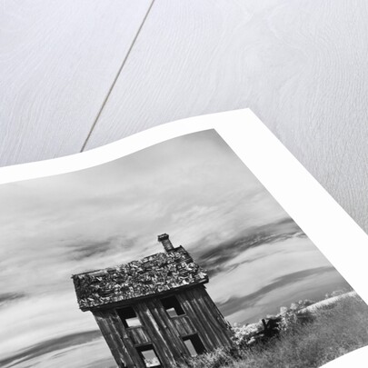 Dilapidated Leaning House by Anonymous