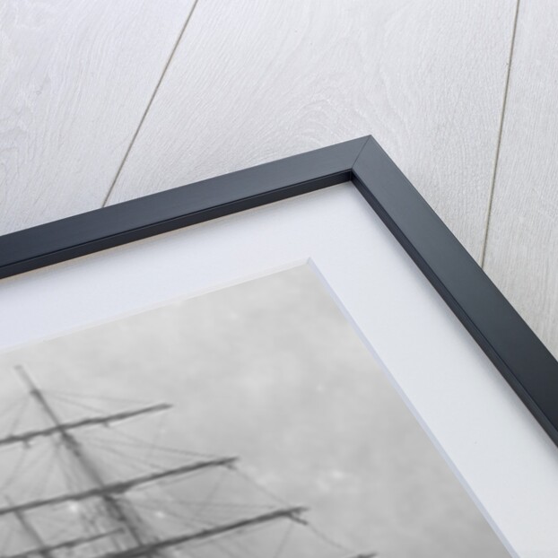 Square-Rigged Ship Erskine M. Phelps in Dry Dock by Anonymous