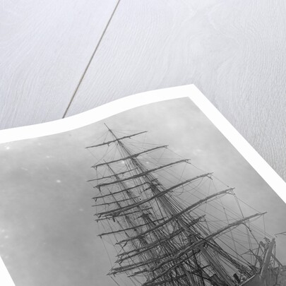 Square-Rigged Ship Erskine M. Phelps in Dry Dock by Anonymous