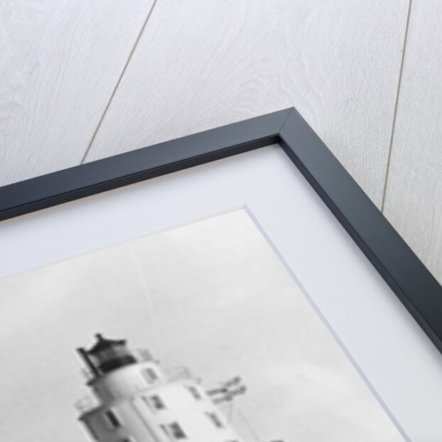 Steamboat Approaching a Lighthouse by Anonymous