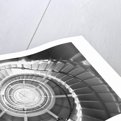 Spiral Staircase Inside Cape Henry Lighthouse by Anonymous